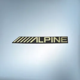 alpine-50x7mm-zloty-emblemat-zamiennik-naklejka-logo-szczotkowana