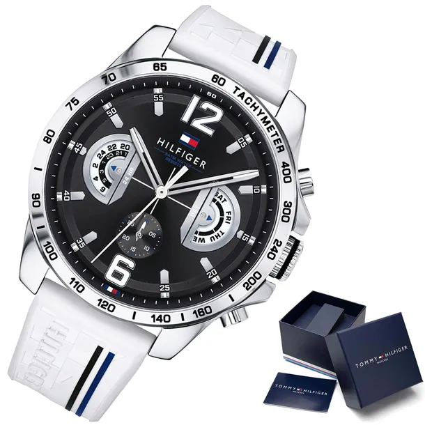 ZEGAREK MĘSKI TOMMY HILFIGER 1791475 DECKER stylowy modny +BOX
