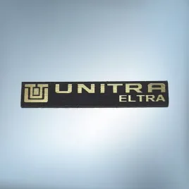 unitra-eltra-34x6mm-zloto-czarny-emblemat-zamiennik-naklejka-logo-znaczek