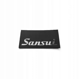 sansui-60x30mm-srebrny-chrom-emblemat-naklejka-logo-znaczek-zamiennik