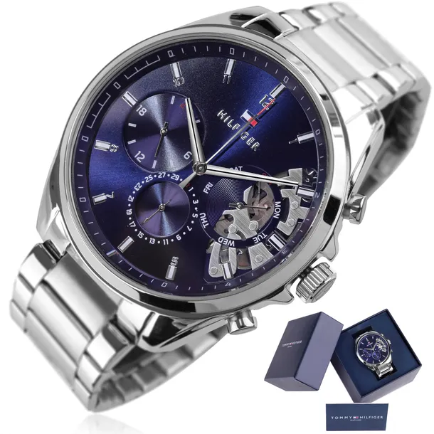 Zegarek Męski TOMMY HILFIGER 1710448 bransoleta +BOX