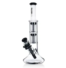 fajka-bongo-szklane-phoenix-star-32cm-black-2-filtracje-siedmioramienne
