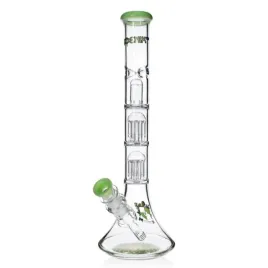 fajka-bongo-szklane-phoenix-star-355cm-green-2-filtracje-lodowe-ice