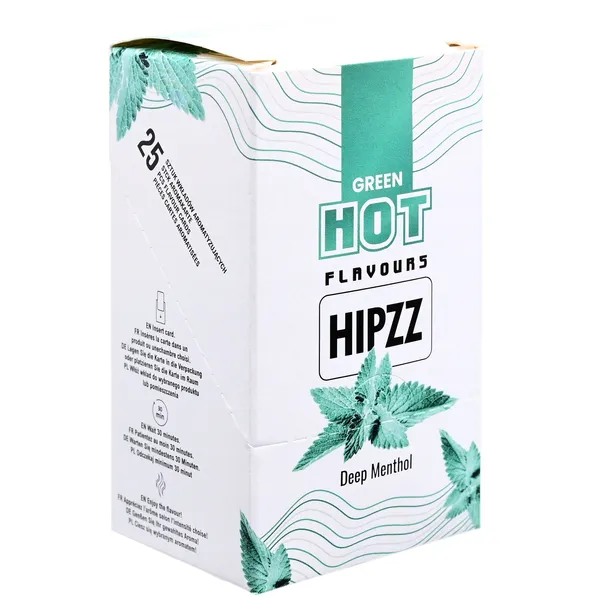 Karta aromatyzująca do papierosów Wkład Hipzz Deep Menthol 25szt BOX