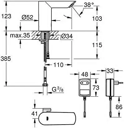 bateria-grohe-bau-cosmopolitan-e-36453000-chrom-stan-powystawowy-marka-grohe