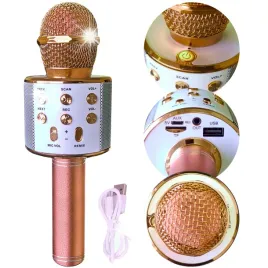 mikrofon-karaoke-glosnik-ws858-bluetooth-rozowy-efekt-echo-dla-dzieci