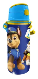 bidon-aluminiowy-z-ustnikiem-600-ml-psi-patrol-paw-patrol-chase-marshall