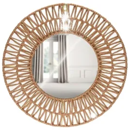 lustro-scienne-wiszace-okragle-kolo-plecione-ozdobne-dekoracyjne-boho-45-cm