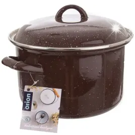 garnek-emaliowany-do-gotowania-z-pokrywka-brazowy-tradycyjny-18-cm-25l