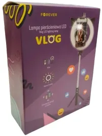 forever-lampa-pierscieniowa-led-vlog-17-cm-statyw-uchwyt-na-telefon