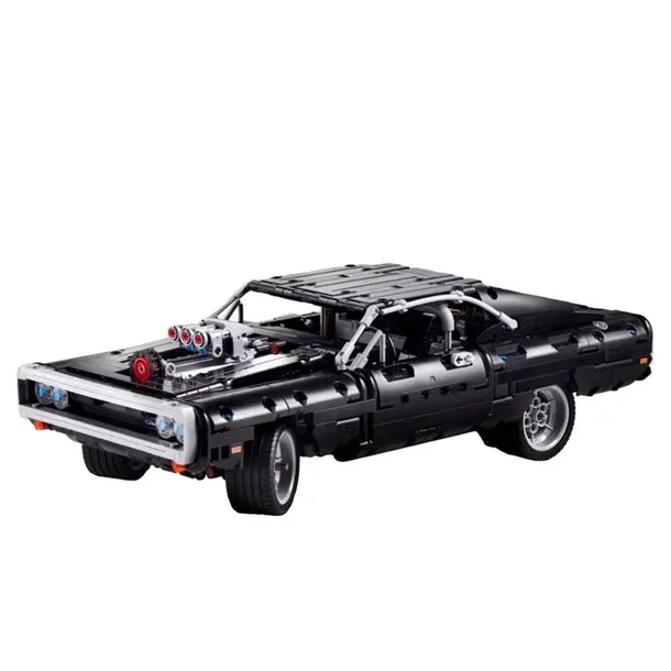 Klocki Konstrukcyjne Zestaw Do Budowania Dom's Dodge Charger Auto Prezent Jak Lego 1077 Elementy 1:13