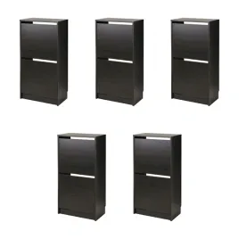5-szt-szafka-na-buty-bissa-2-przegrody-czarnobrazowa-49x28x93-cm