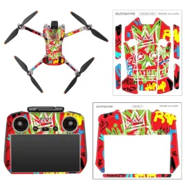zestaw-naklejek-folia-ochronna-sunnylife-red-graffiti-do-dji-mini-4-pro