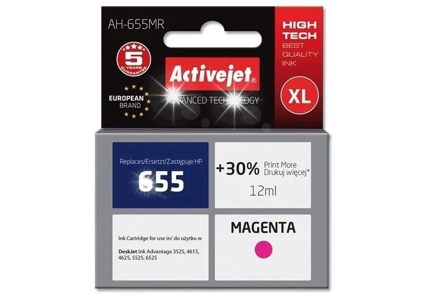 tusz-activejet-do-hp-czerwony-magenta