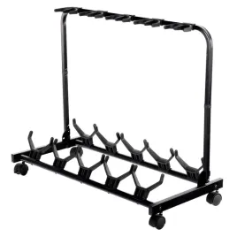 stojak-gitarowy-5in1-na-5-gitar-na-kolkach-skladany