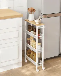 wozek-kuchenny-na-kolkach-4-poziomy-waski-regal-wnekowy
