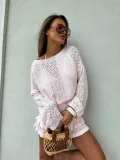 sweter-by-me-lugano-pudrowy-roz-rozmiar-uniwersalny