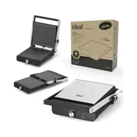 grill-elektryczny-ideal-ik1702-kontaktowy-srebrny-szary-2200-w