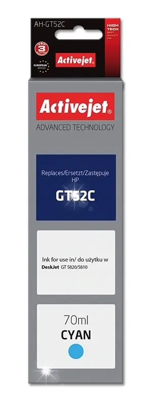 tusz-activejet-do-hp-niebieski-cyan