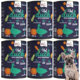 syta-micha-chef-mokra-karma-dla-psa-kaczka-z-warzywami-pelnoporcjowa-6x400g