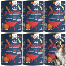 syta-micha-chef-mokra-karma-dla-psa-bazant-z-warzywami-lekkostrawna-6x400g