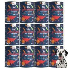 syta-micha-chef-mokra-karma-dla-psa-bazant-z-warzywami-lekkostrawna-12x400g
