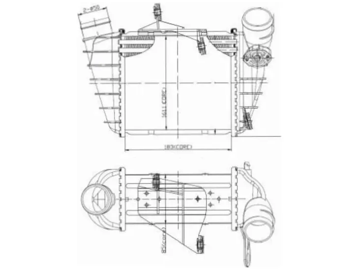 intercooler-nrf-309073-stan-nowy