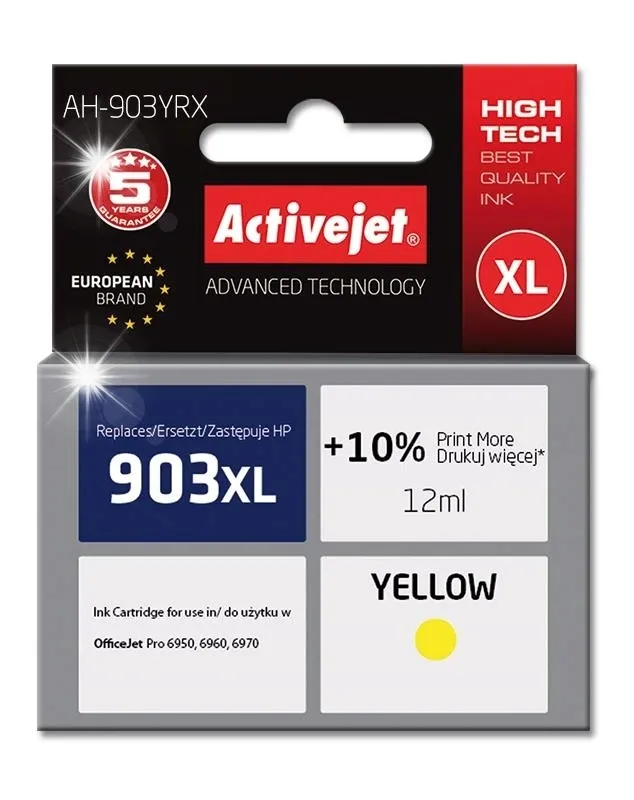tusz-activejet-do-hp-zolty-yellow