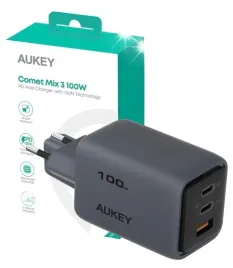 ladowarka-sieciowa-aukey-podrozna-kompaktowa-100w-1x-usb-a-2x-usb-c-gan