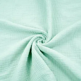 muslin-bawelniany-double-gauze-pastelowy-mietowy-pastel-blue