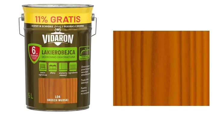 Vidaron Lakierobejca orzech włoski 5L