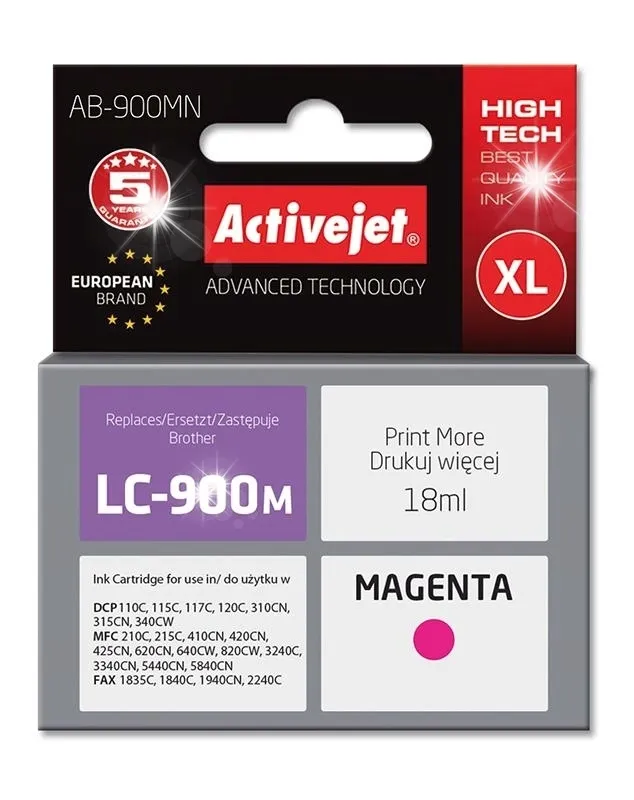 tusz-activejet-do-brother-czerwony-magenta