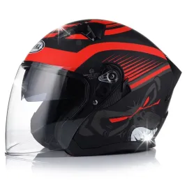 otwarty-kask-motocyklowy-czerwony-matt-skuter-chopper-homologacja-blenda-l