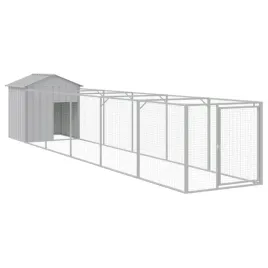 buda-dla-psa-z-wybiegiem-jasnoszary-stal-galwanizowana-117x609x123-cm