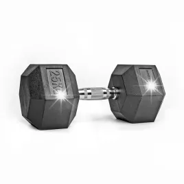 hantla-hex-25kg-ciezarek-ogumowany-hantel-staly-ciezar-powlekany