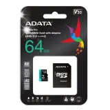 karta-micro-64gb-microsd-adata-pro-u3-a2-v30-uhs1
