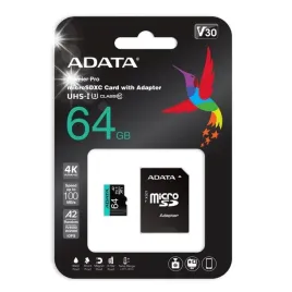 karta-micro-64gb-microsd-adata-pro-u3-a2-v30-uhs1