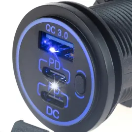 motocyklowe-gniazdo-2x-usb-c-typ-c-pd-usb-qc3-0-54w-ip54-szybkie-ladowanie