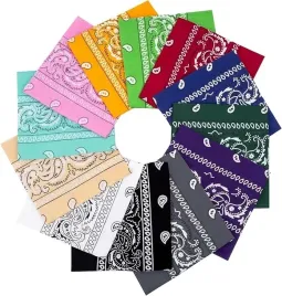 bandamka-bandana-chustka-chusta-bandama-mix-kolorow-12szt