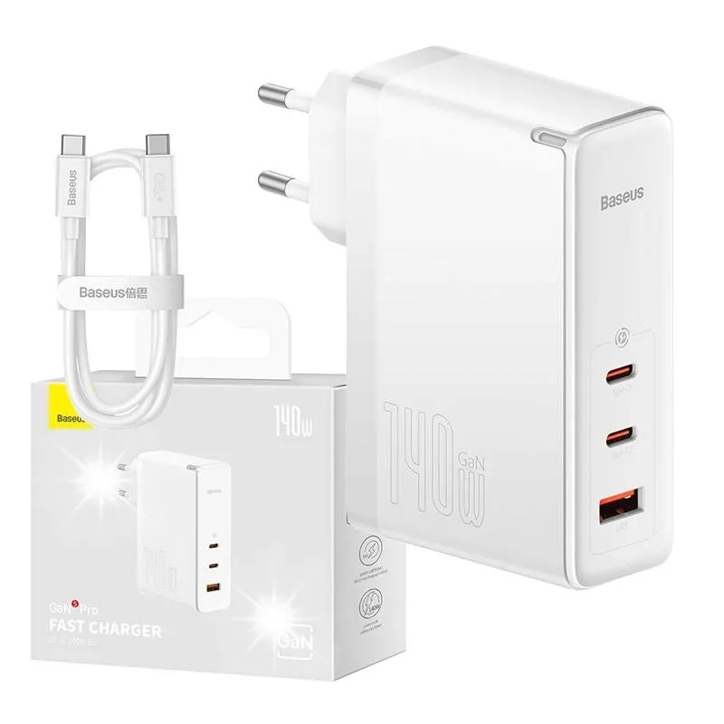 baseus-gan5-pro-szybka-ladowarka-usb-2xusb-c-140w