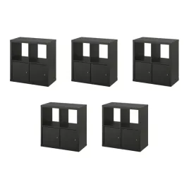 5-szt-kallax-regal-z-2-drzwi-czarnobraz-77x77-cm