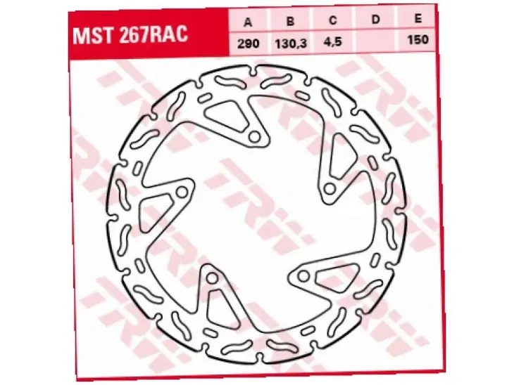 tarcze-przod-trw-mst267rac-stan-nowy