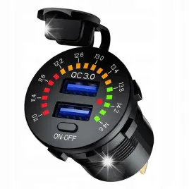 motocyklowe-gniazdo-2xusb-qc3-0-36w-woltomierz