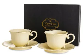 filizanka-filizanki-dla-dwojga-220ml-kpl-bezowa-ecru-spodek-x2-porcelanowa