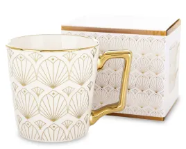 kubek-porcelanowy-310-ml-bialo-zloty-kubeczek-z-wzorem-geometrycznym