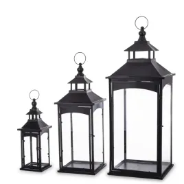 metalowe-lampiony-boho-vintage-3szt-kpl-przecierane-czarne-loft-rustykalne