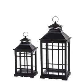 drewniane-lampiony-boho-vintage-2szt-kpl-przecierane-czarne-loft-rustykalne