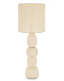 lampa-stolowa-pinterest-loft-jasna-naturalna-bezowa-tekstylny-klosz-japandi