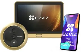 wideo-wizjer-ezviz-dp2c-zloty-z-kamera-fhd-i-detekcja-ruchu