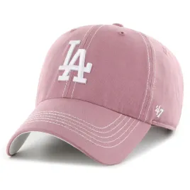 czapka-z-daszkiem-47-brand-los-angeles-dodgers-contrast-stitch-clean-up-roz
